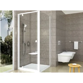RAVAK Sprchový kout Ravak Pivot PDOP1/PPS/PPS 80x80 třístěnný, bílá/transparent 03G40101Z1;90G40100Z1;90G40100Z1