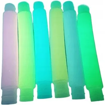 Obraz TRUBIČKY POP TUBE TRUBKY SENSORICKÉ PASTELOVÉ FLUORESCENČNÍ SADA 6 KS