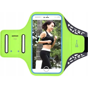 Pouzdro na mobilní telefon Pouzdro/držák na ruku INQUIRLLY 7" zelené