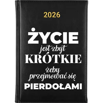 Kalendář Knižkový kalendář 2026 A5 černý