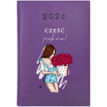 Kalendář Knihový kalendář 2026 A5 fialový