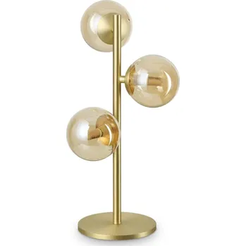 Ideal lux Perlage G9 stolní svítidlo Jantarová / 3 koule