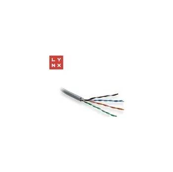 Kabel LYNX UTP kabel Cat5e, PVC (Eca), celoměděný, vnitřní , šedý, box 305m