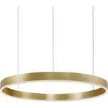 Nova Luce Motif LED kruhové závěsné svítidlo stmívatelné CCT Zlatá / 2700K-6000K Stmívatelné pomocí ovladače / ⌀80cm
