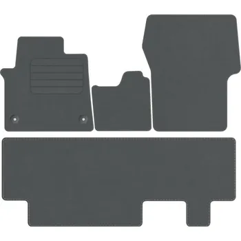 autokoberec Kobercové rohože Edecor velurové 4 ks