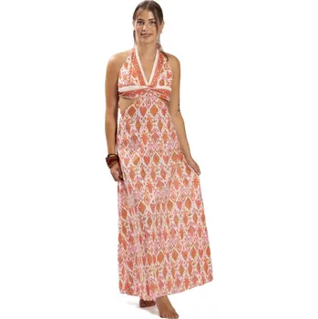 Dámské šaty Dlouhé šaty FESTIVAL oranžové