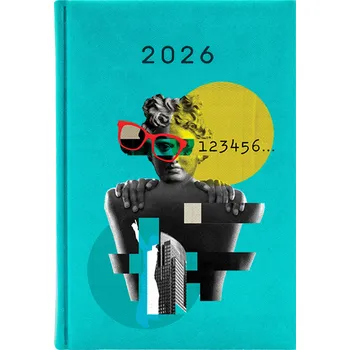 Diář Knižní kalendář 2026 A5 vícebarevný