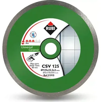 Řezný kotouč RUBI Diamantový kotouč CSV 125 PRO (Ref: 31915)