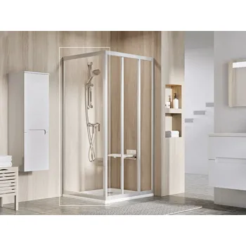 RAVAK Sprchový kout Ravak Supernova ASDP3/APSS 130x90x198 rohový, satin/transparent 00VJ0UR2Z1;94070UR2Z1