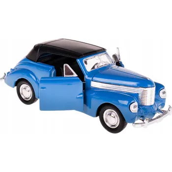 autíčko Opel Kapitan 1938 Kabriolet 1:34 WELLY CT modrý
