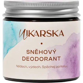 Wikarska Symbiotics Sněhový deodorant růžové dřevo a levandule (78 g)