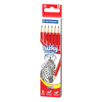 Grafitová tužka Centropen Grafitová tužka trojhranná - 12 ks - výběr tvrdosti Tvrdost tuhy: B (1)