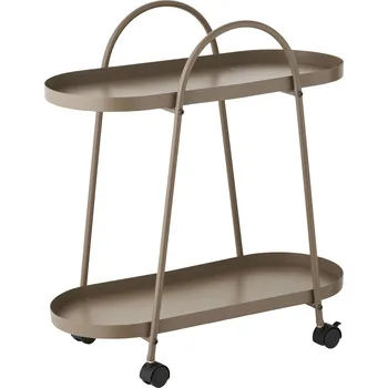 Konferenční stolek House Nordic Barový vozík EMPOLI hnědý