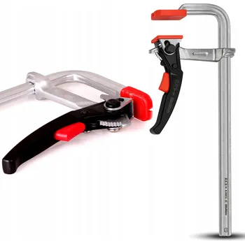 Truhlářská svěrka TRUHLÁŘSKÁ SVĚRKA 80 x 300 mm OCELOVÁ KOVANÁ + ZÁPADKA R-24513