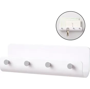 Věšák VĚŠÁK POLICE DRŽÁK NA KLÍČE POŠTU ORGANIZÉR ŠEDÝ