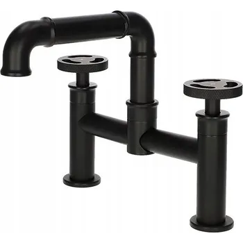 Vodovodní baterie Umyvadlová baterie stojánková Rustikální Úchyty Tubes černá