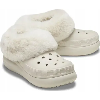 Dámské pantofle Dámské Zateplené Nazouváky Boty Dřeváky Crocs Furever Crush 208446 Clog 41-42