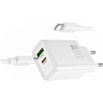 Rychlá GaN nabíječka 30W se 2 vstupy a USB-C kabelem pro Xiaomi Redmi 14C