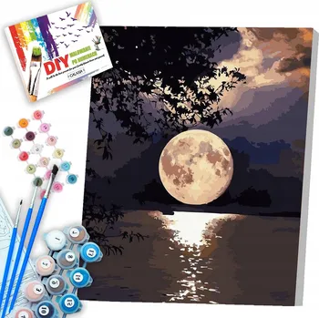 MALOVÁNÍ PODLE ČÍSEL S RÁMEM Obrázky Pro Malování Podle Čísel OBRAZ 40x50