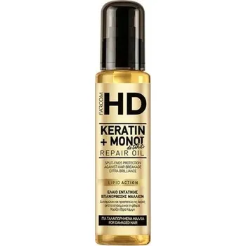 Vlasová regenerace HD REGENERAČNÍ OLEJ NA VLASY KERATIN A MONOI DE TAHITI 100ML