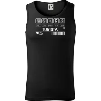 Čárový Kód Turista - Tílko pánské Core - XL ( Černá )