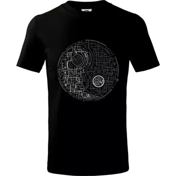 Chlapecké tričko Electric Balance - Tričko dětské bavlněné - 98 cm / 2 roky ( Černá )