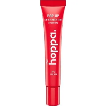 Lesk na rty Hoppa tint na rty a tváře too red, 10 ml