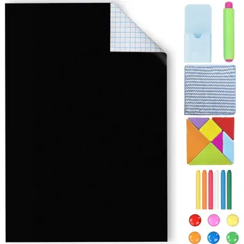 Magnetická tabule křídová flexibilní 45x100 cm samolepicí pro děti