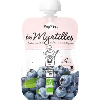 Popote BIO Kapsička borůvka