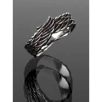 Prsten Prosperk Prsten ocelový pánská křídla Velikost prstenů: 11 (EU: 65-67)