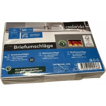 Obálka Obálka bez okénka C6 (114 x 162 mm) bílá