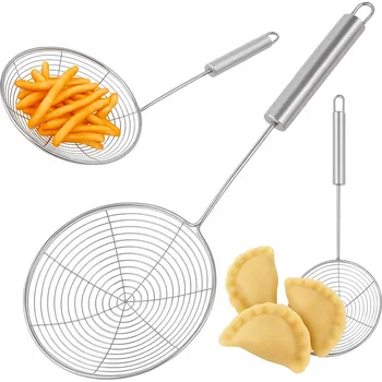 Naběračka Ocelová děrovaná naběračka - Nezbytná součást vaší kuchyně