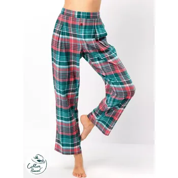 Pánské pyžamo Klíč LHE 419 B25 S-XL pyžamové kalhoty zelená S