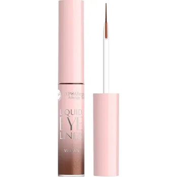 Přípravek na oči Bell HYPOAllergenic hypoalergenní tekutá oční linka 01 satin brow, 4,3 g