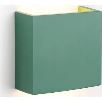 Argon čtvercová Stropní Svítidlo 12 x 6 cm zelená