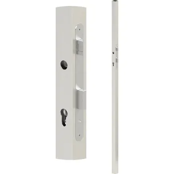 Stavební profil pozinkovaný profil 40 x 40 x 1,5 mm se zámkem, délka 1,5 m - profil 40 x 40 x 1,5 mm, délka 1,5 m nebo 2 m, zapuštěný zámek s roztečí 90 mm, vhodné pro rám brány, branky