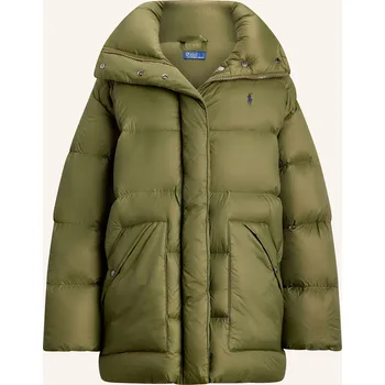 Dámský kabát Polo Ralph Lauren Dámský Péřový Kabát, olivová, 34