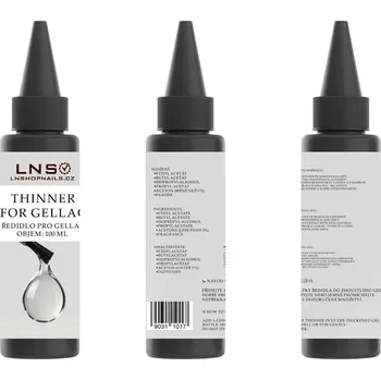 Ředidlo LNS ŘEDIDLO NA GELLAC 100ml – ZÁCHRANA PRO HUSTÝ GEL LAK