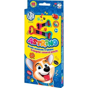 Kresba Pastelky 12 barev trojhranné Astrino