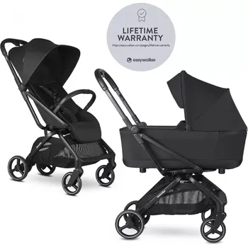 Kočárek EASYWALKER Kočárek kombinovaný Rockey M 2025 Pure Black