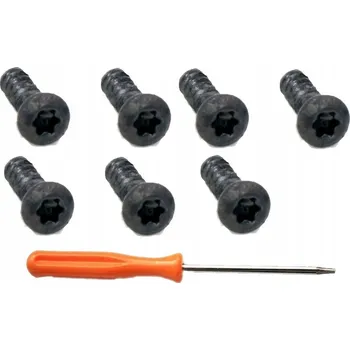 Šroubovák SADA 7X ČERNÝ ŠROUBEK + ŠROUBOVÁK TORX T6 PRO OVLADAČ XBOX ONE