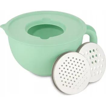 Mísa s 2 Vyměnitelnými Ocelovými Struhadly, Multifunkční Nádoba Máta 3l