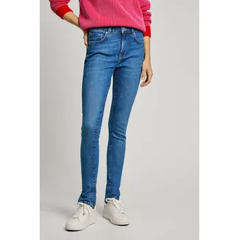 Dámské džíny Pepe Jeans Dámské džíny SKINNY JEANS MW REGENT Barva: denim (odpovídá obrázku), Velikost: W34 L32