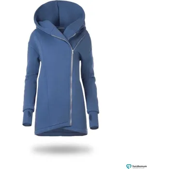 Dámský kabát Fun2bemum Nosicí a těhotenský kabátek KAYA - Blue Jeans Velikost dospělá: XL/XXL