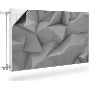 Obraz MAGNETICKÁ Podložka na Radiátor Beton Stěna 3D 80x60