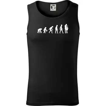 Evoluce Saxofonu - Tílko pánské Core - XL ( Černá )