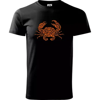 Pánské tričko Crab - transport icons - Triko extra velké (5-8XL) - 7XL ( Černá )