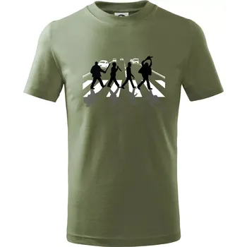 Abbey Road Killer - Tričko dětské bavlněné - 134 cm/8 let ( Khaki )