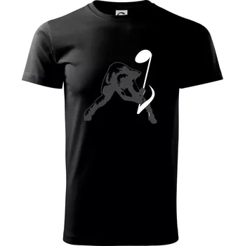 Pánské tričko Breaking Noise - Triko extra velké (5-8XL) - 6XL ( Černá )