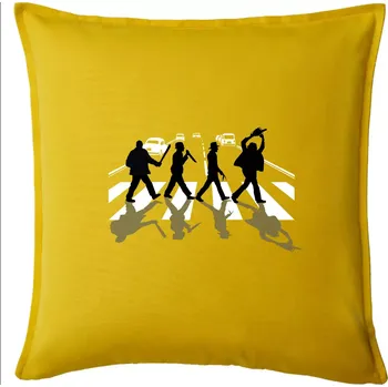 Polštář Abbey Road Killer - Polštář 50x50 - 50x50 - Pouze potah ( Žlutá )